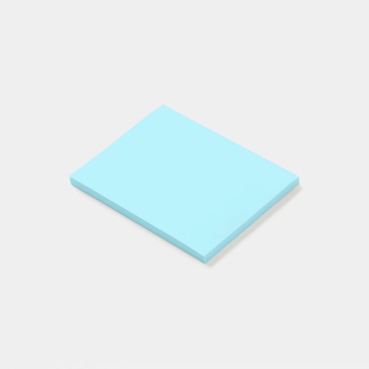 Neonblau Post-it Klebezettel (angewinkelt)