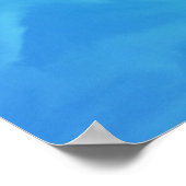 Neonblaue Träume Poster (Ecke)