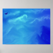 Neonblaue Träume Poster (Vorne)