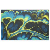 Neonblauer Marmorfluss Stoff (Fat Quarter (45,7 x 55,9 cm))