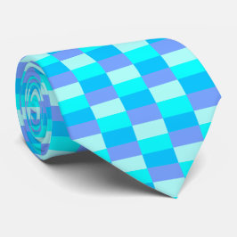 Neonblaues Farbmuster Krawatte
