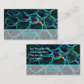 Neonblühende Romantik für Gärtner und Floristen Visitenkarte (Vorne/Hinten)