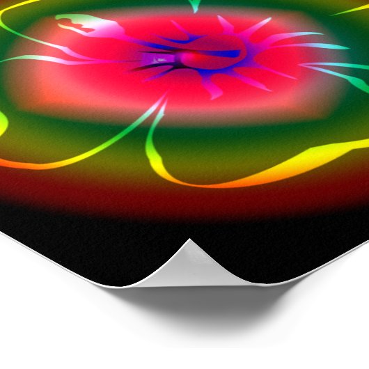 NEONBlume Poster (Ecke)