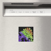 Neonblumen Magnet (In Situ (Geschirrspüler))