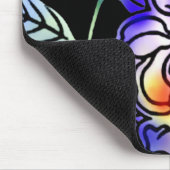 Neonblumen Mousepad (Ecke)