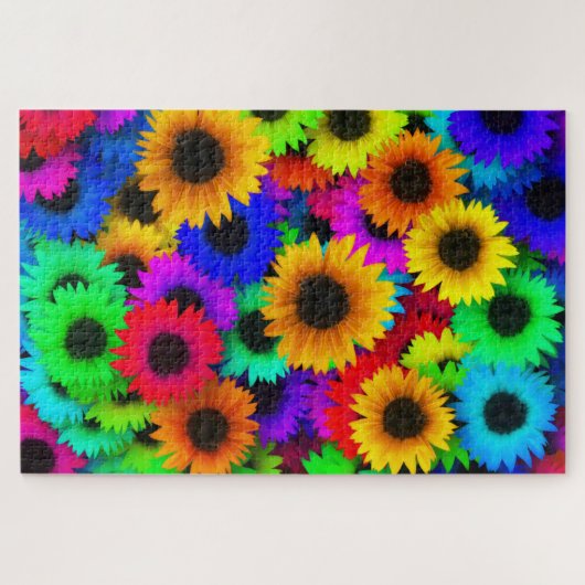 Neonblütenräse Puzzle (Horizontal)