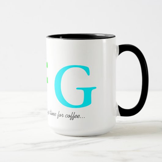 Neonbuchstaben Tasse (Rechts)