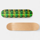 Neonbuchstaben und Zahlen Skateboard (Horizontal)