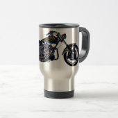 Neonc$v-doppelmotorrad-Tasse Reisebecher (VorderseiteRechts)