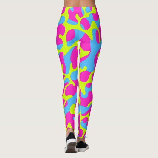 NeonCamouflage-Leggings Leggings (Rückseite)