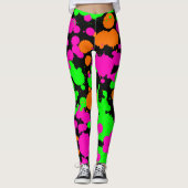 Neoncore Paint Spritzer Leggings (Vorderseite)