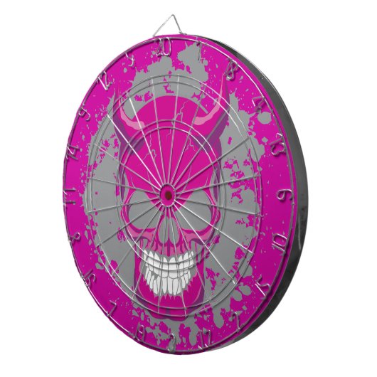 Neondämon Dartscheibe (Vorderseite rechts)