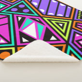 Neondecke abstrakt sherpadecke (3/4)