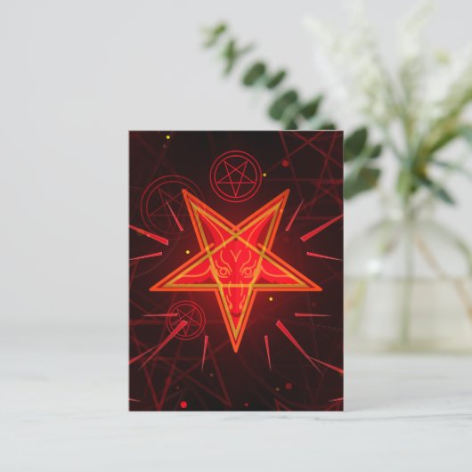 Neondemon Postkarte (Stehend Vorderseite)