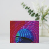 Neondesign, Markisenbeleuchtung Postkarte (Stehend Vorderseite)