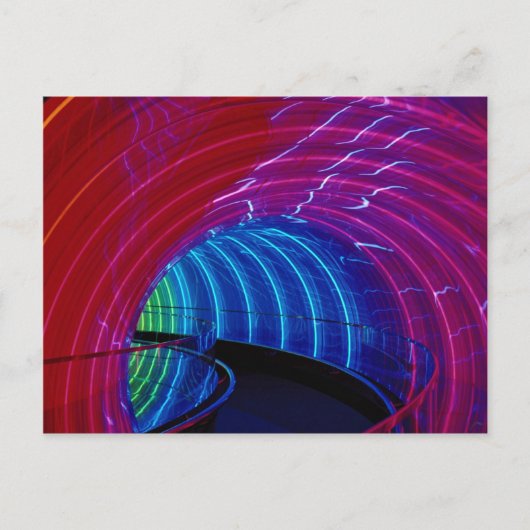 Neondesign, Markisenbeleuchtung Postkarte (Vorderseite)