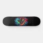 Neondrachendesign Skateboard (Horizontal)