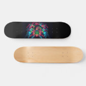 Neondrachendesign Skateboard (Horizontal)