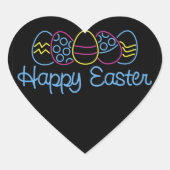 Neoneier - Herz-Aufkleber (Vorderseite)