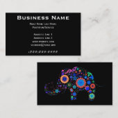 Neonelefant Visitenkarte (Vorne/Hinten)