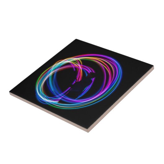 Neonenbogenkreis Fliese (Seite)