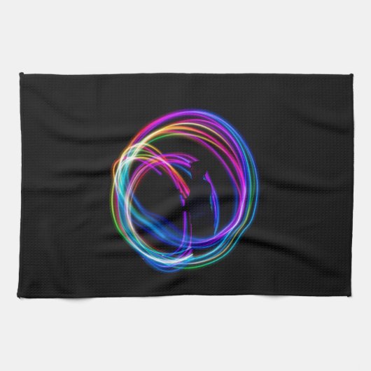 Neonenbogenkreis Geschirrtuch (Horizontal)