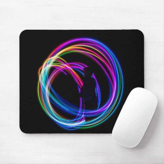 Neonenbogenkreis Mousepad (Mit Mouse)