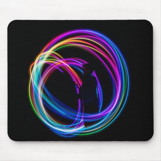 Neonenbogenkreis Mousepad (Vorne)