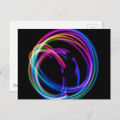 Neonenbogenkreis Postkarte (Vorne/Hinten)