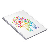 Neonentwurf Paris Frankreich | der Arc de Triomphe Notizblock (Rechte Seite)