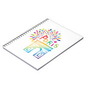 Neonentwurf Paris Frankreich | der Arc de Triomphe Notizblock (Linke Seite)