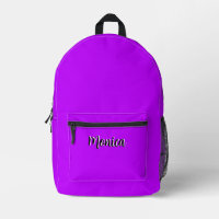 Neoner Lila und schwarzer 3D Personalisierter Name
