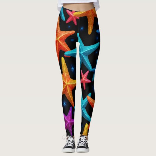 Neonersternen Leggings (Vorderseite)