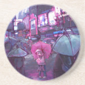 Neonew- yorkUntersetzer Sandstein Untersetzer (Vorne)