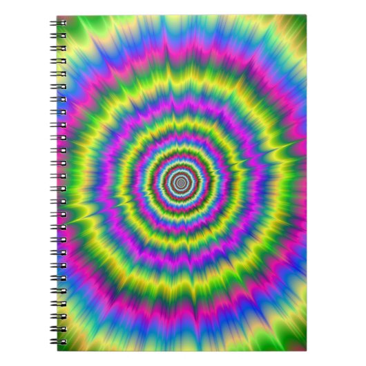 Neonexplosion bei Notebooks Notizblock (Vorderseite)