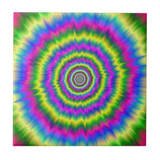 Neonexplosion Fliese (Vorderseite)