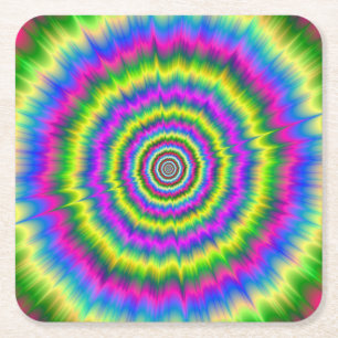Neonexplosion im Untersetzer