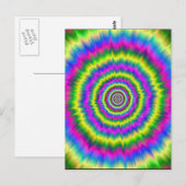 Neonexplosion nach der Karte (Vorne/Hinten)