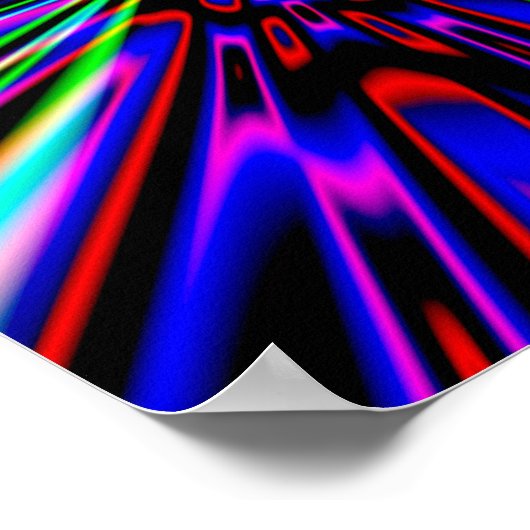 Neonexplosion Poster (Ecke)