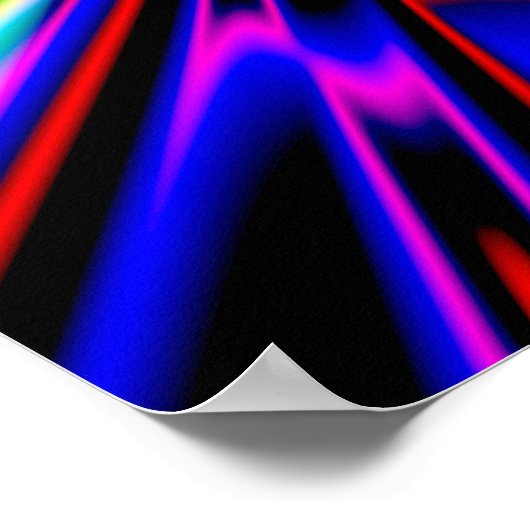 Neonexplosion Poster (Ecke)