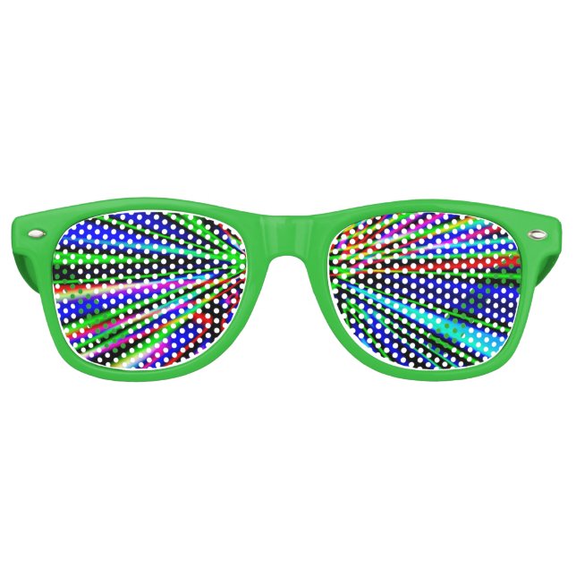 Neonexplosion Sonnenbrille (Vorderseite)