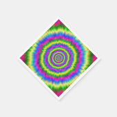 Neonexplosion von Neapel Serviette (Ecke)