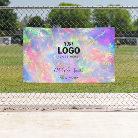 Neonfarben-Edelstein Banner (Insitu)