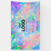 Neonfarben-Edelstein Banner (Vertikal)