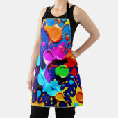 Neonfarben in Abstrakter Kunst Schürze (InSitu)