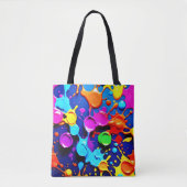 Neonfarben in Abstrakter Kunst Tasche (Vorderseite)