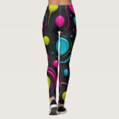 Neonfarben Leggings (Rückseite)