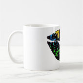 Neonfarben-Lippenkaffee-Tasse Kaffeetasse (Links)
