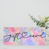 Neonfarben Opal Stone Geschenkgutschein (Stehend Vorderseite)