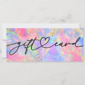 Neonfarben Opal Stone Geschenkgutschein (Vorderseite)